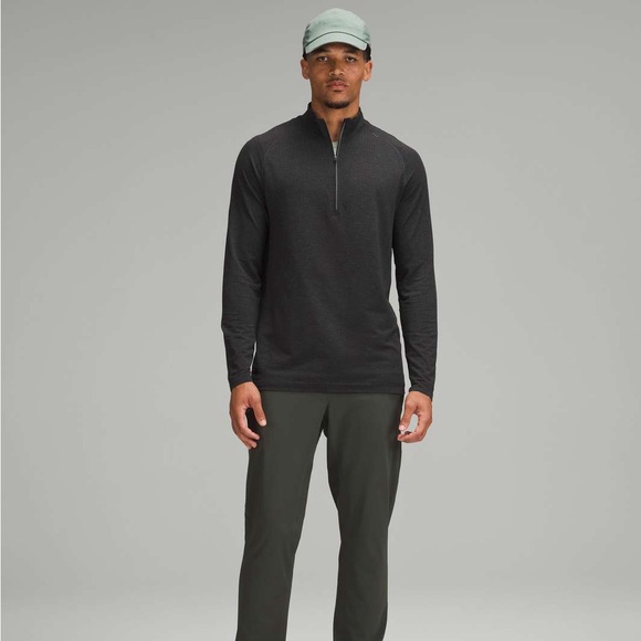 lululemon athletica Other - lululemon athletica Men's vent tech Half-Zip Pullover in Charcoal Black